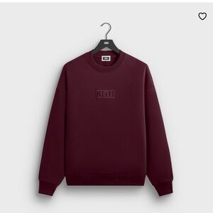 Kith Men's Deep Burgundy Nelson Crewneck Sweater
